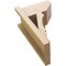 Ekena Millwork 7 1/2-in W x 12-in D x 20-in H Balboa Slat Rough Cedar Woodgrain TimberThane Outlooker, Primed Tan OUTUR075X12X20BOA24RCPR - alternate 5